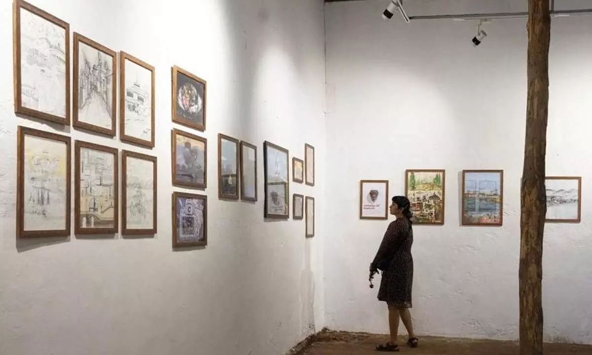 Art creation on Nepal women at Kochi Biennale attracts many