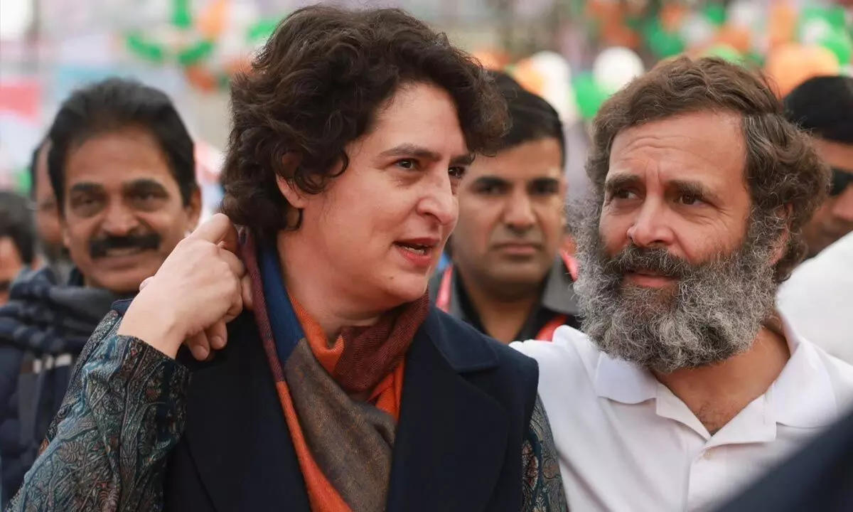 Priyanka Gandhi and Rahul Gandhi