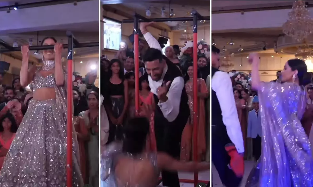 Watch The Trending Video Of Bride Performing Chin-Ups At Her Wedding