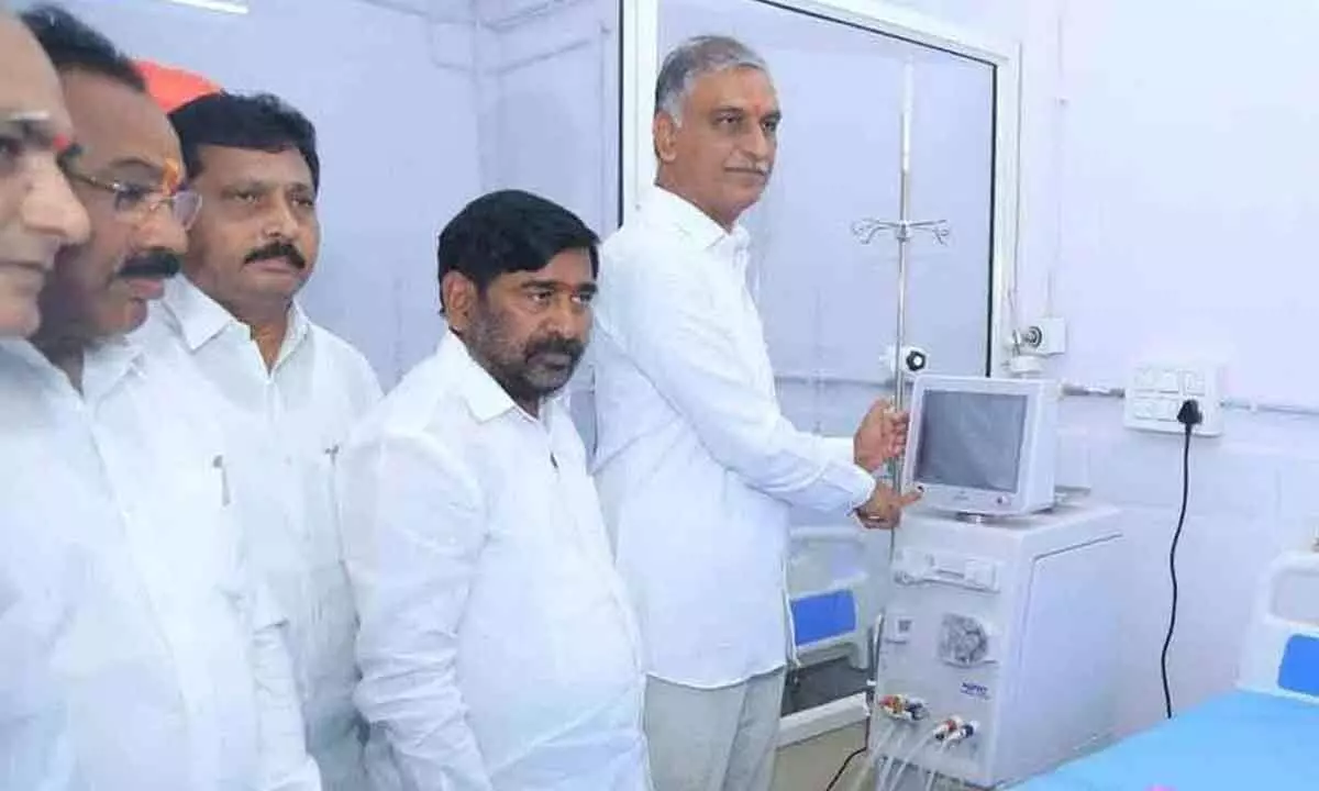 Functioning of TS dialysis centres unmatched: Harish Rao