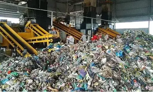 Automatic machine to separate wet and dry waste in 243 BBMP wards