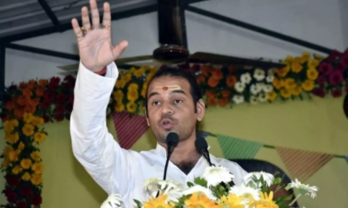 Bihar state Environment, Forest and Climate Change Minister Tej Pratap Yadav