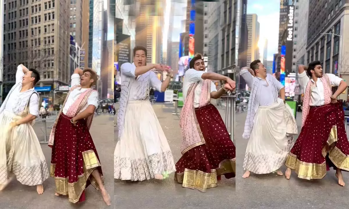 The Recreation Of Aishwarya And Madhuri Dixits Song On New York Street