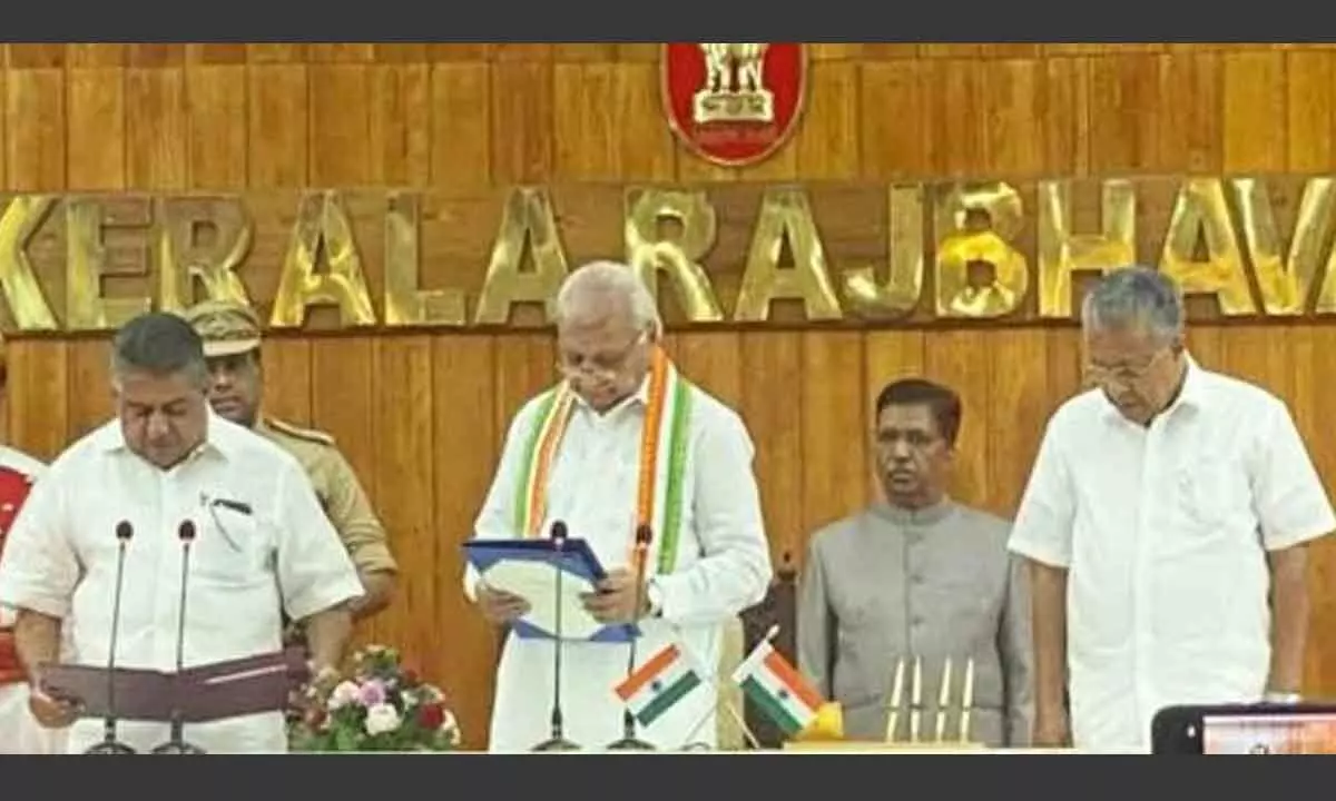 Saji Cheriyan sworn in as Minister