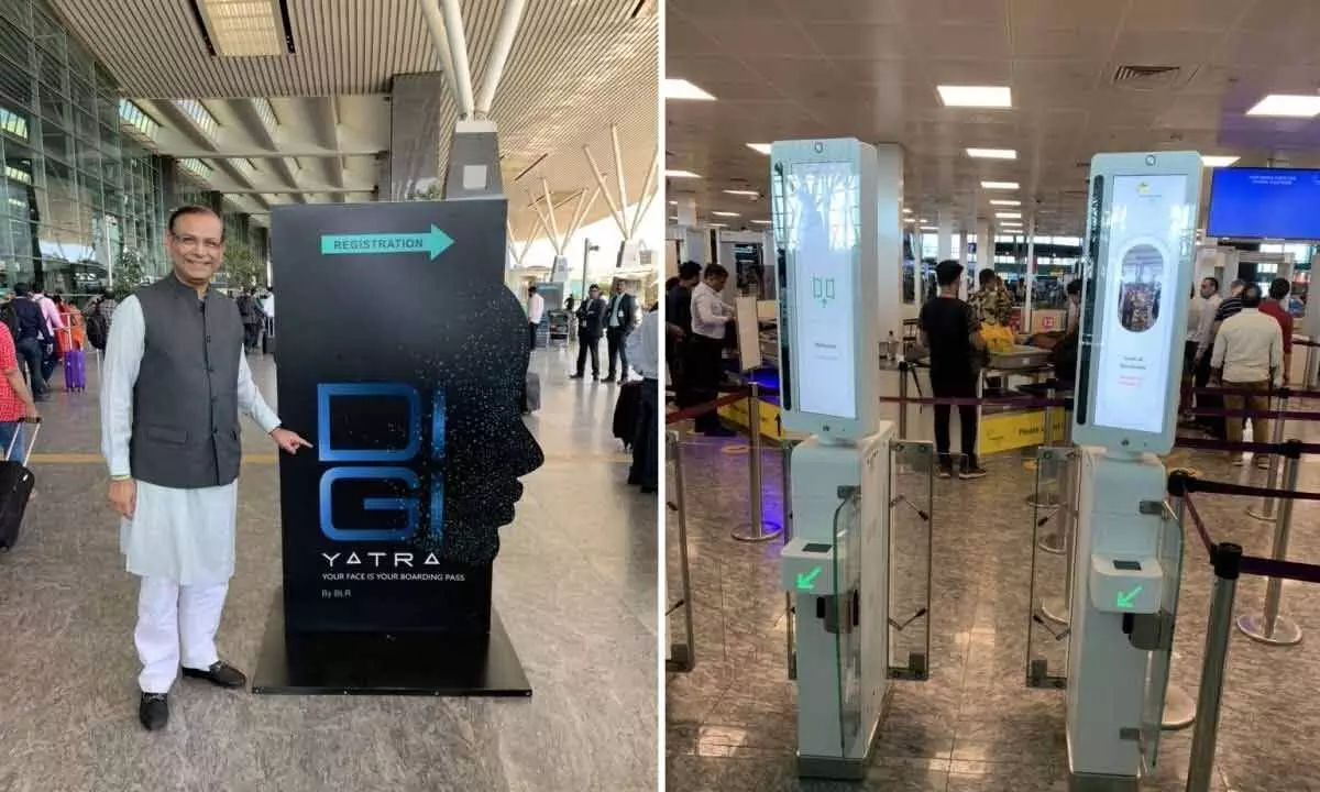KIA creates three entry gates with one security checkpoint for DigiYatra users