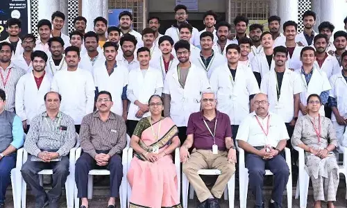 GITAM Students selected in campus drive conducted by Hetero Labs Ltd