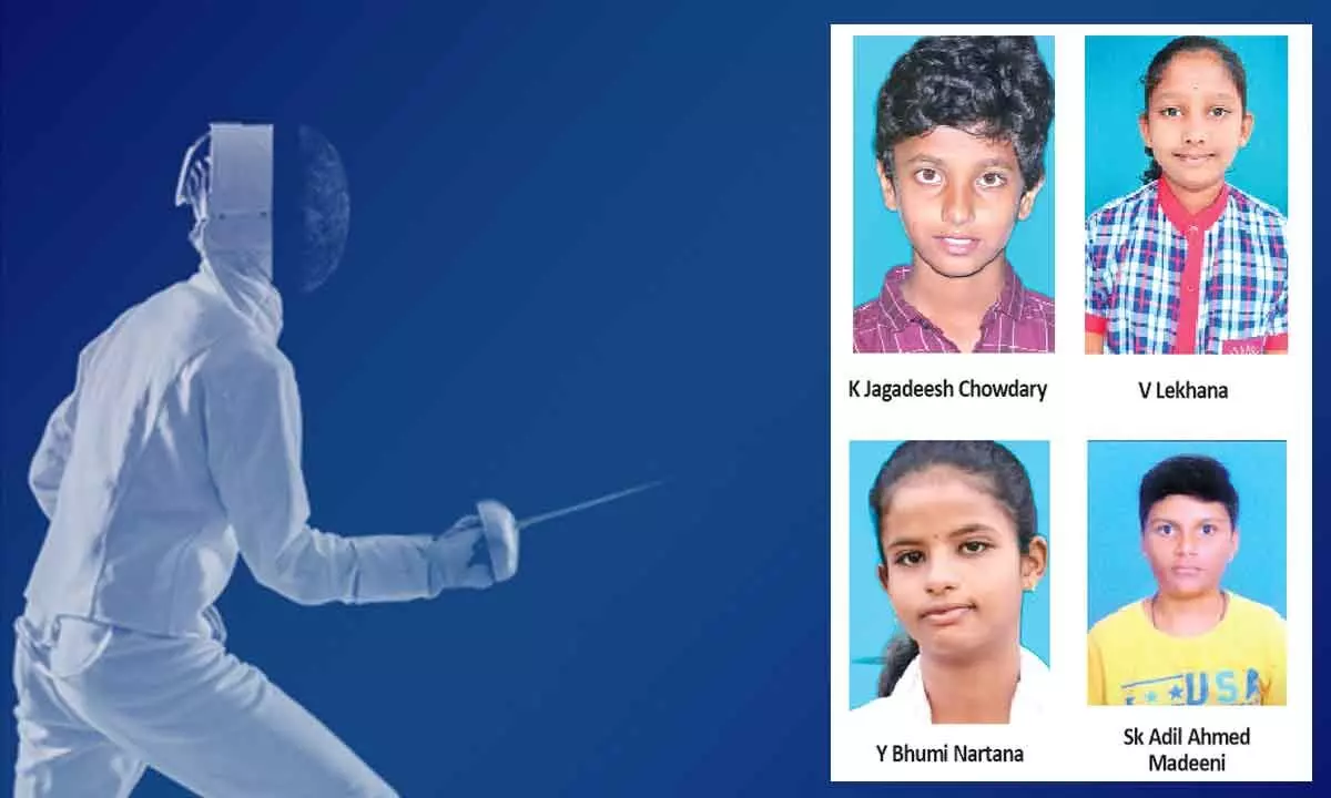 Prakasam fencers selected for National Sub Juniors