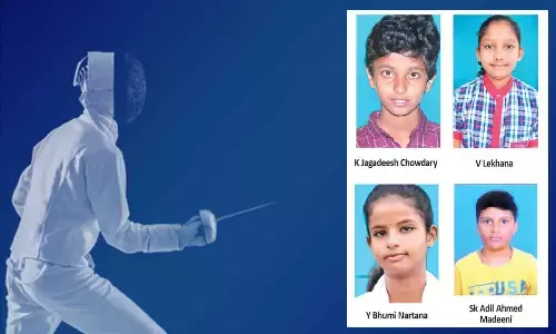 Prakasam fencers selected for National Sub Juniors