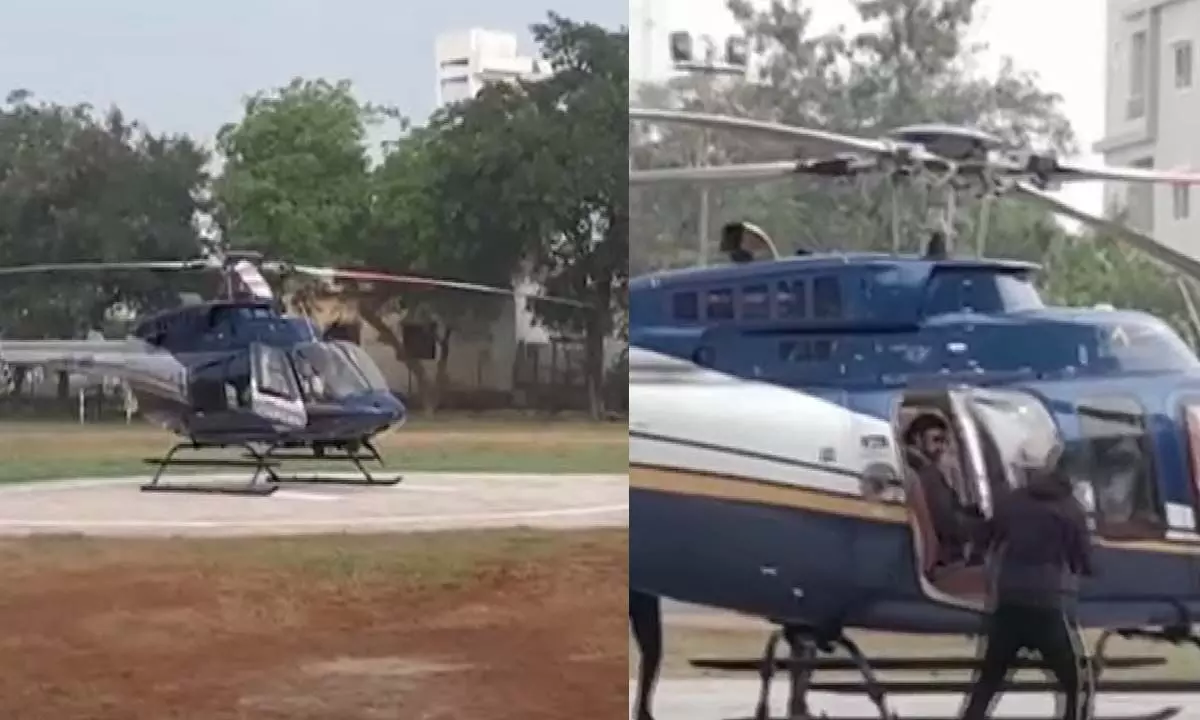 Balakrishna’s chopper makes emergency landing in Ongole due to glitch
