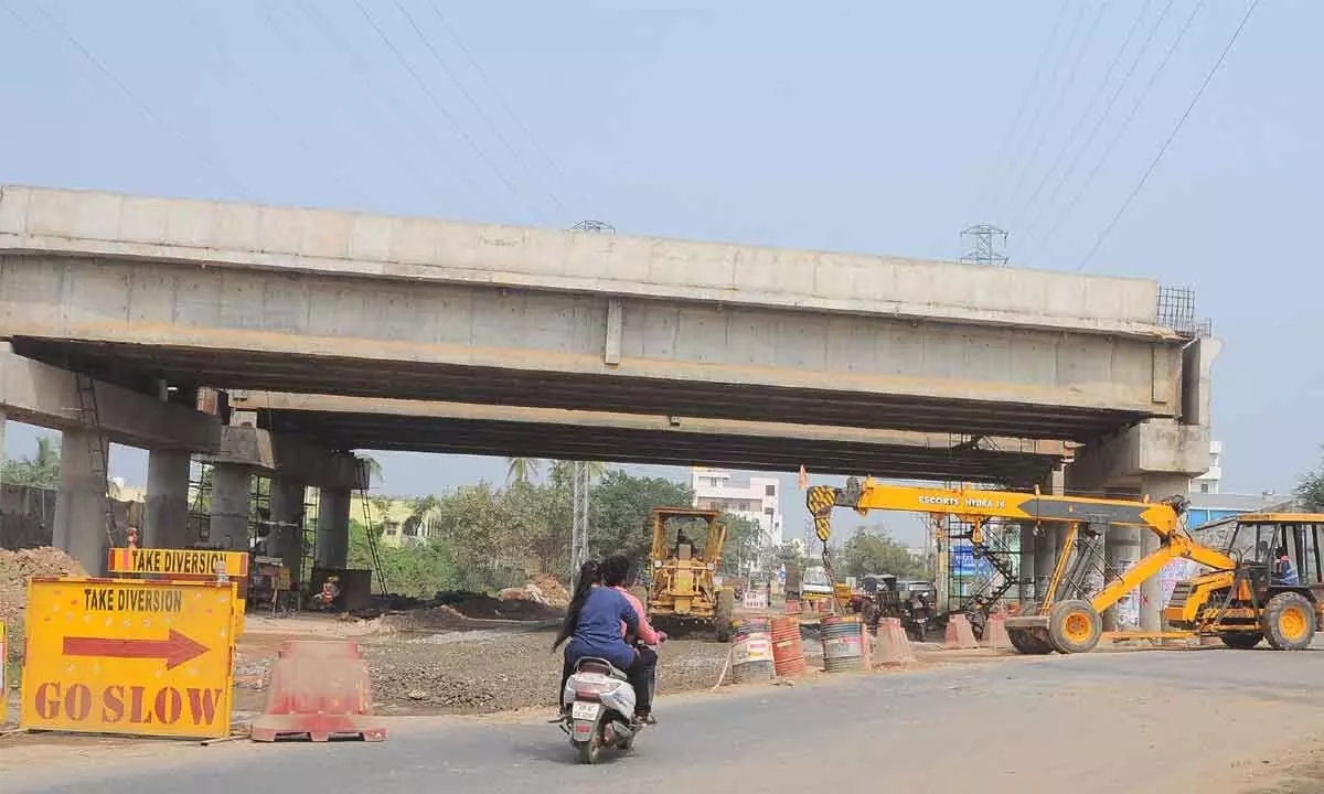 Vijayawada West Bypass works on fast-track