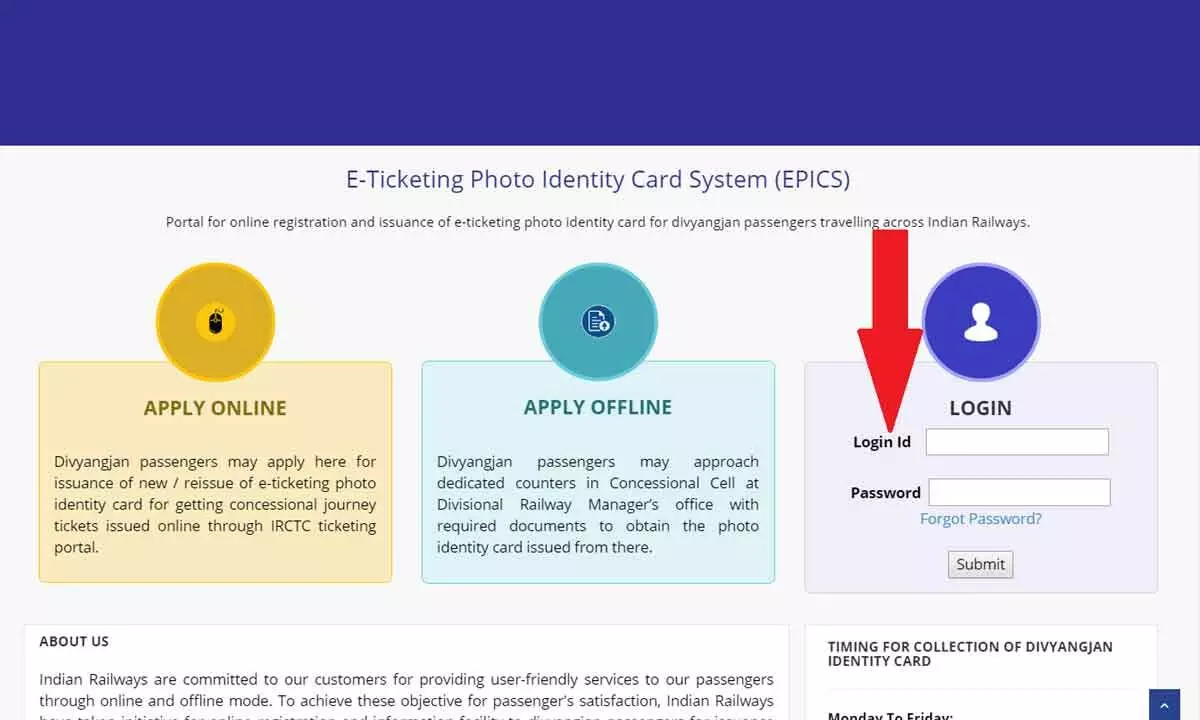 Web-based Divyangjan Railway concession ID card system launched