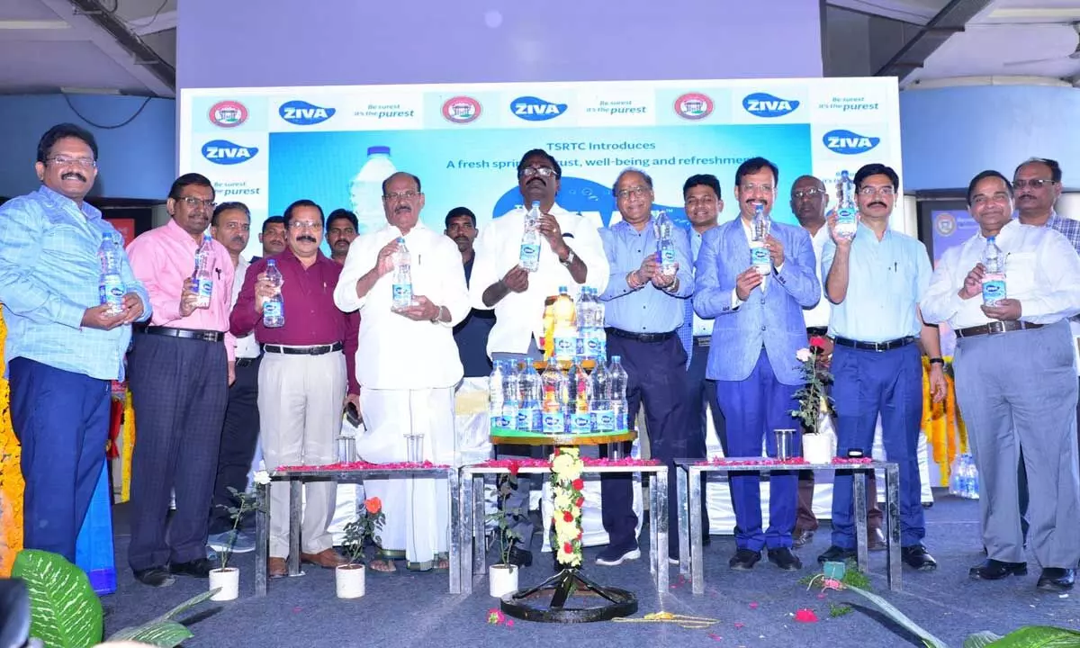 TSRTC launches ‘Ziva’ packaged drink water