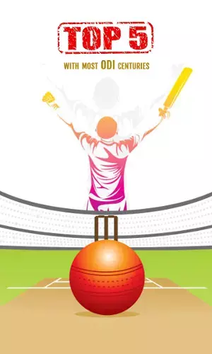 Top 5 cricketers with most ODI centuries at home