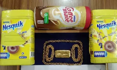 Whopping Amount Of 211gm Of Gold, Seized At Tamil Nadu Airport