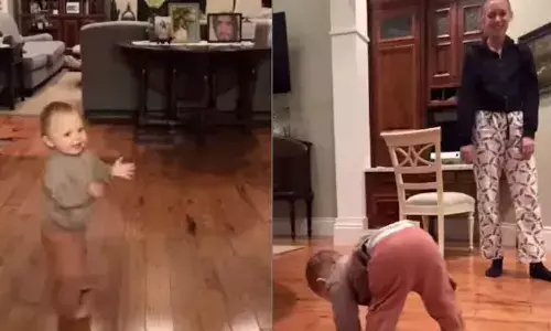 Watch The Trending Video Of Toddler Imitating Her Aunt Performing Ballet