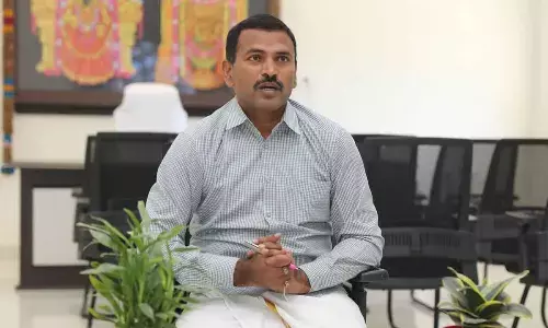 TTD JEO V Veerabrahmam holds video conference with officials of local temples  on the arrangements to be made for Rathasapthami, the religious festival,  in Tirupati on Monday