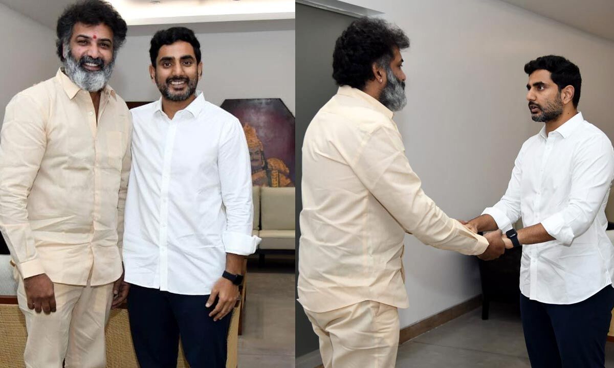 Nandamuri Taraka Ratna meets Nara Lokesh, grabs all the attention