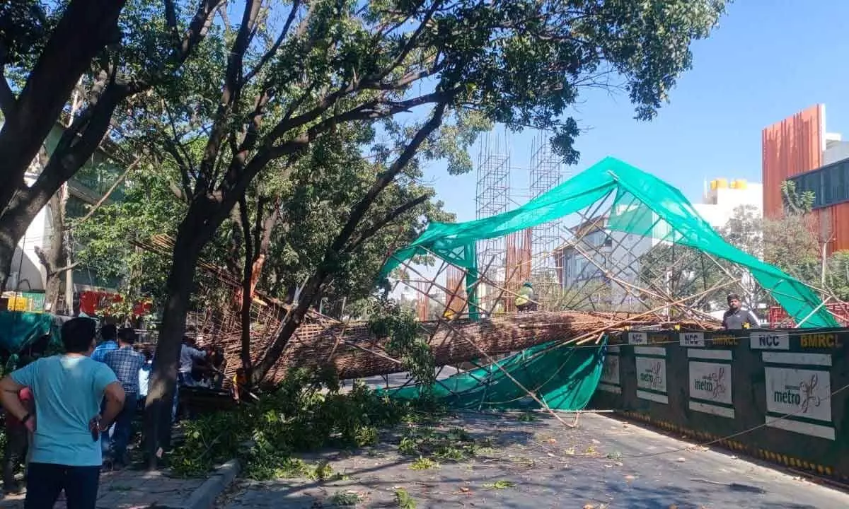 Two die as under-construction Namma Metro pillar collapses