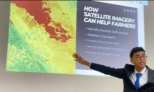 Greenwood school student develops concepts to increase farm yields