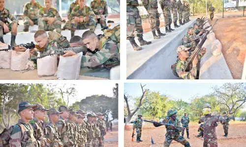 The first batch of Agniveers training is underway at 1 EME Center, Bolarum