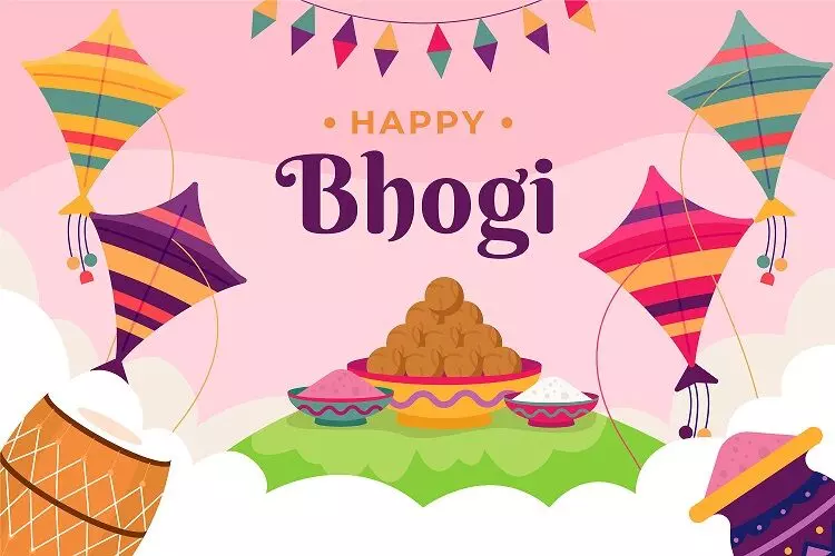 Happy Bhogi Wishes - Best Bhogi Greetings and Messages to Share with Family and Friends