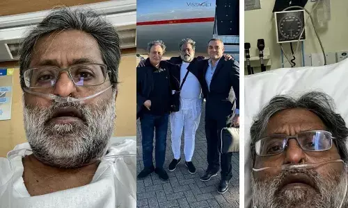 Former IPL Chairman Lalit Modi on 24x7 external oxygen after contracting Covid