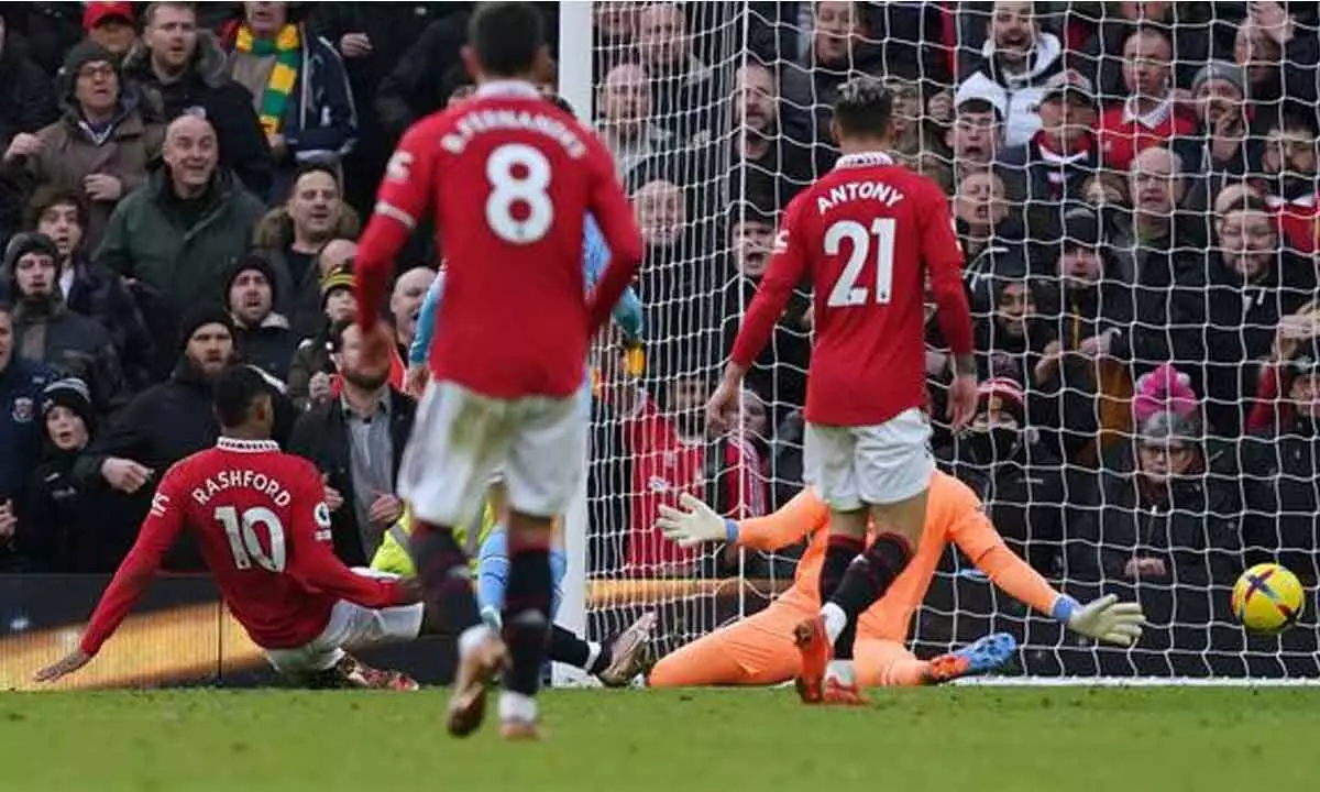 Marcus Rashford scores winner as Manchester United beat City 2-1 [Watch Video]