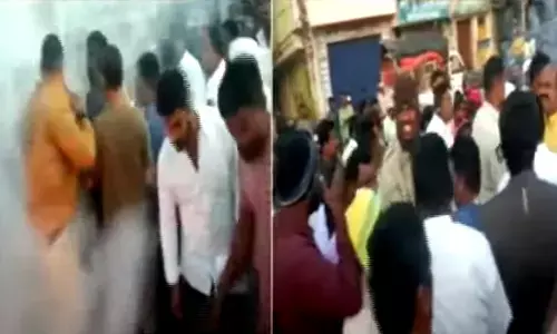 Dharmavaram: Police reportedly douses traditional bonfire with shoes