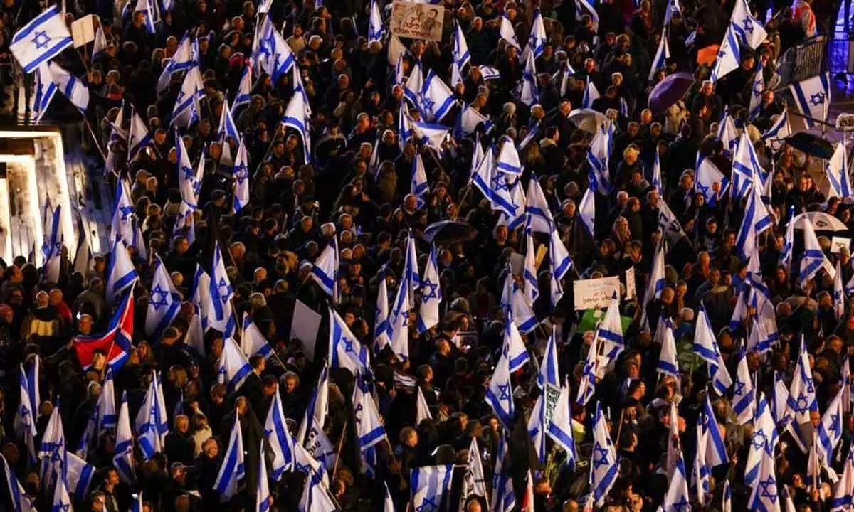 Protests held in Israel against judicial reforms