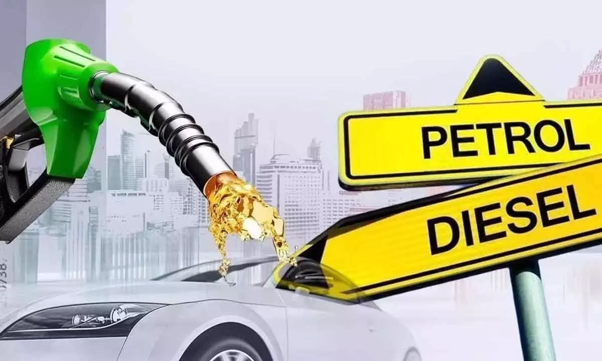 Petrol, diesel prices today