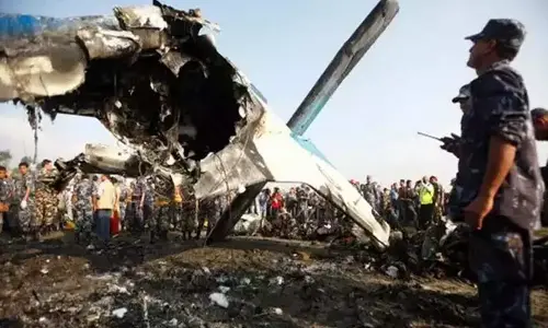 Several dead in a plane crash at Pokhara in Nepal, five Indians on board