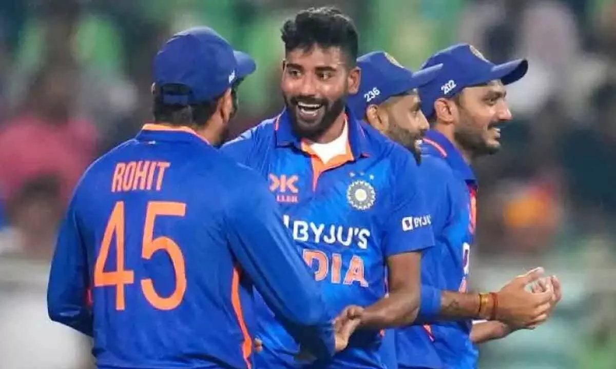 Hes a rare talent, Rohit praises Siraj after India seal series 3-0 vs Sri Lanka