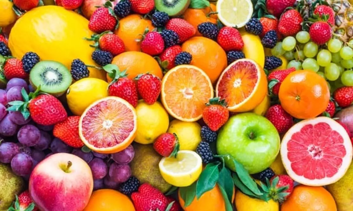 Have fruits in limited quantity, do not overeat them, to stay healthy.