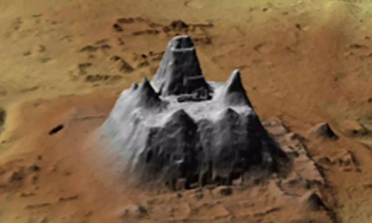 One of the pyramidal complexes uncovered by LIDAR scans.