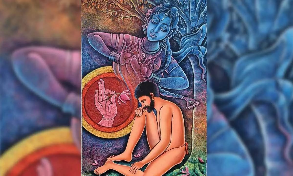 Painting portrays Vemana’s teachings