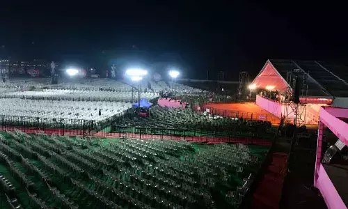 Over 200 leaders to occupy stage in Khammam public meeting