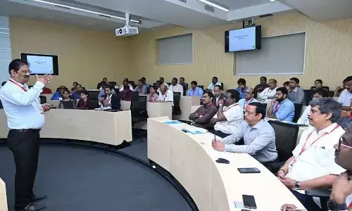 Participants at the two-day regional programme for CCSEA at GITAM on Thursday
