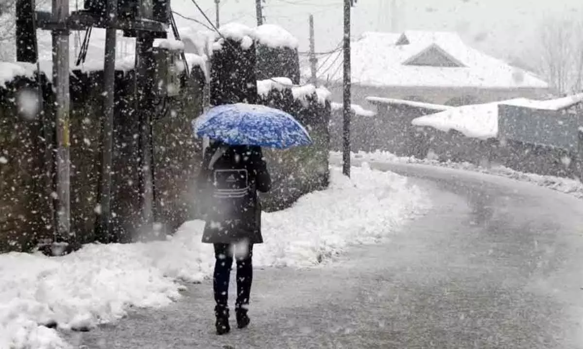 J&K: Widespread light to moderate rain, snow in next 24 hrs