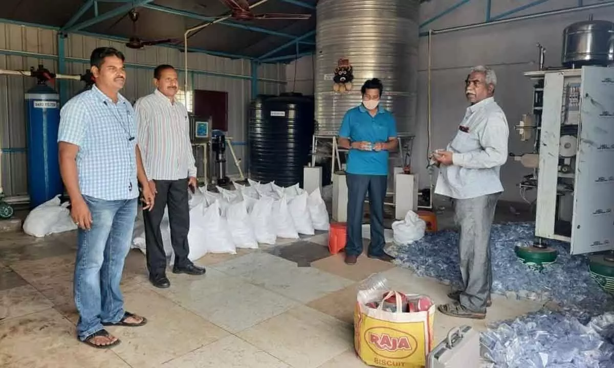Vigilance raids on mineral water plants in Vijayawada