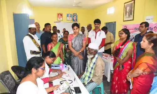 DC Valluri Kranti inspects Mana Vooru Mana Badi & Kanti Velugu