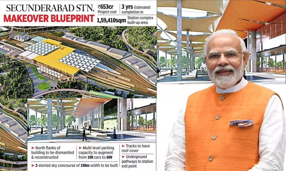 Redesign Of Secunderabad Station : PM Modi to lay stone for modernisation works on Feb 13