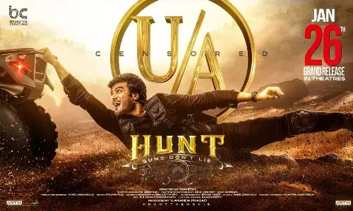 Sudheer Babu’s Hunt Completes Its Censor Formalities