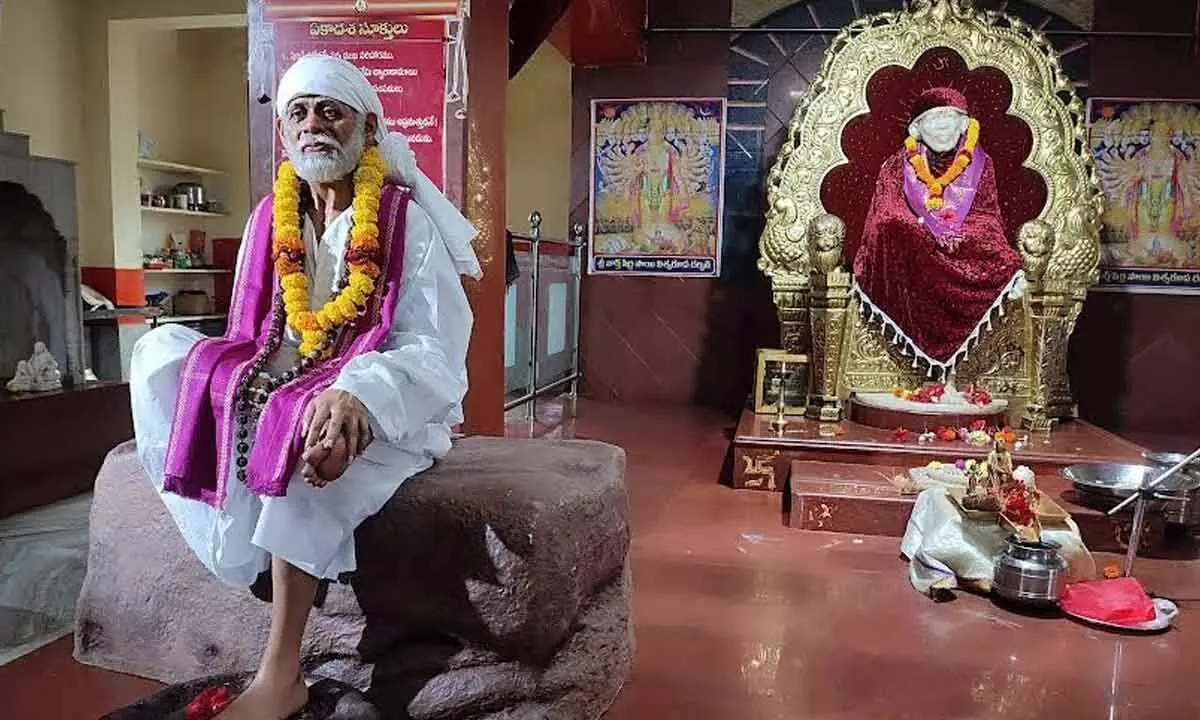 Speaking Baba at North Shirdi Sai Baba temple located at Arilova in Visakhapatnam