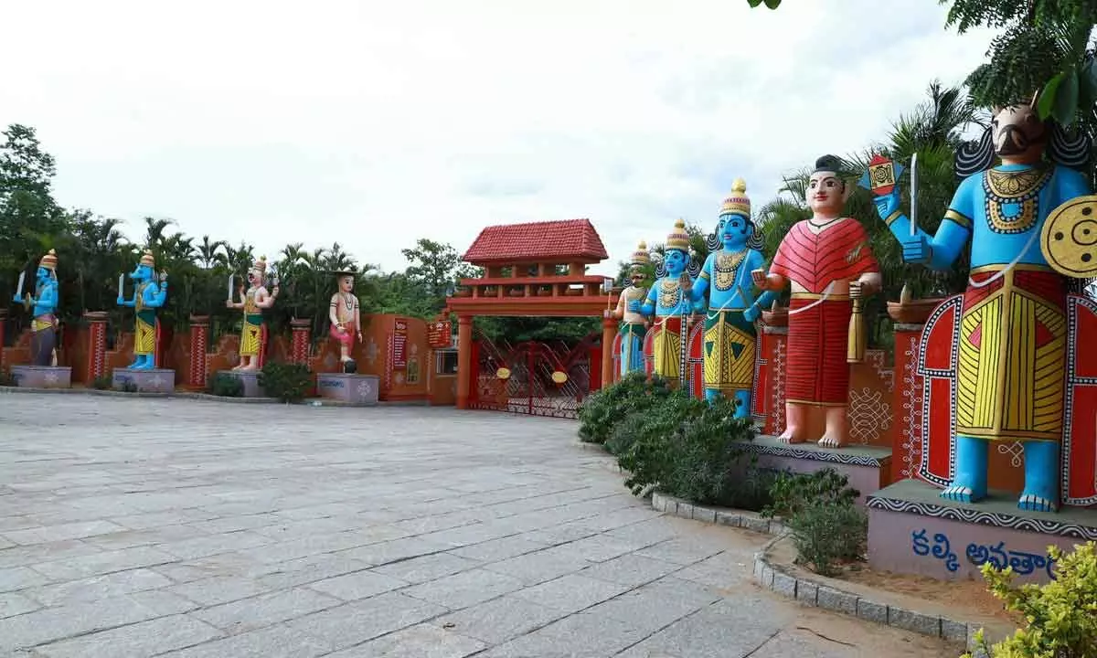 A view of Tirupati Shilparamam