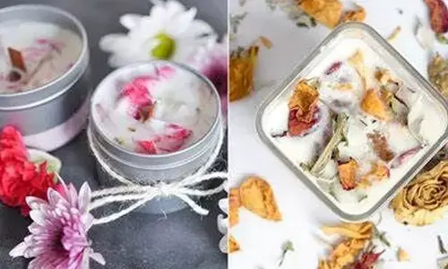 Feeling Crafty: Learn how to make Dried Flower Candles