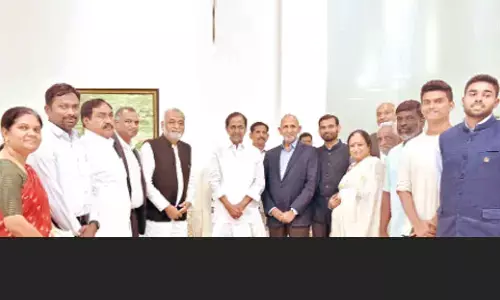 Ramachandra Mission representatives meet CM KCR
