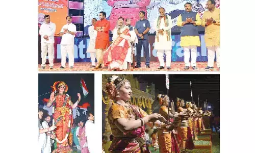 Vandemataram echoes at launch of Bharat Matha Maha Harathi