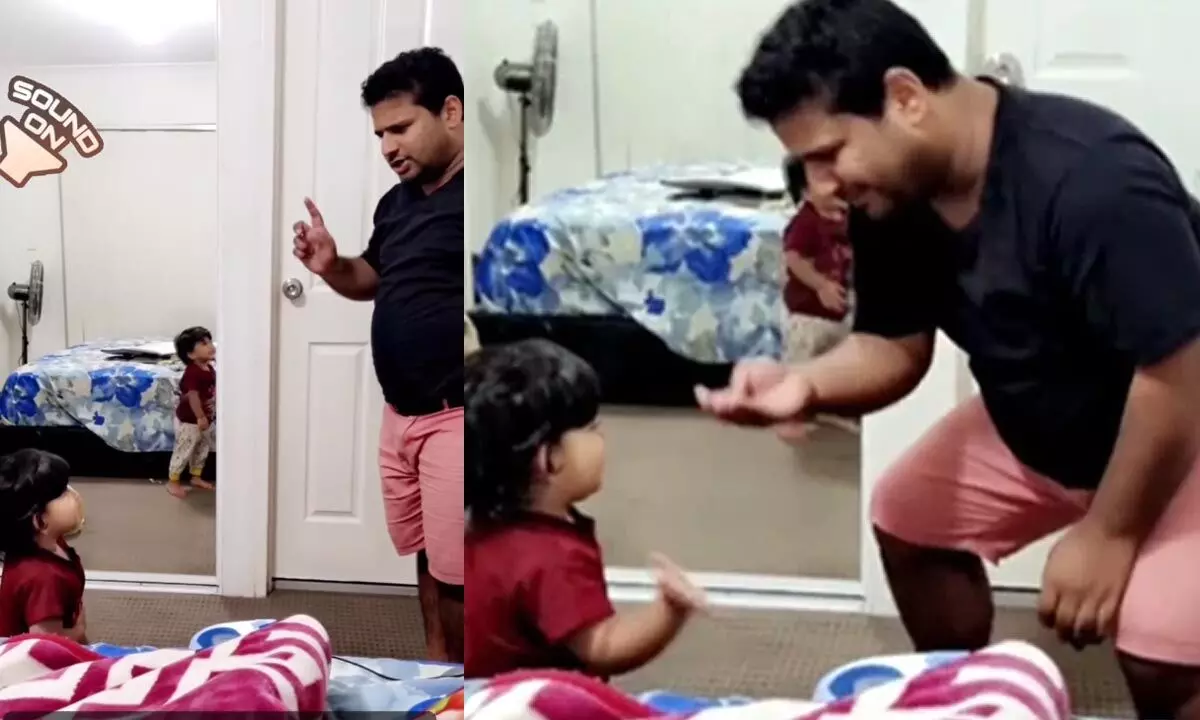 Watch The Trending Video Of Father Trying To Understand Toddlers Babble