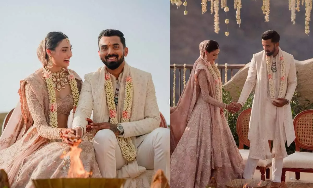 Indian cricketer KL Rahul and Bollywood actress Athiya Shetty are officially married now!