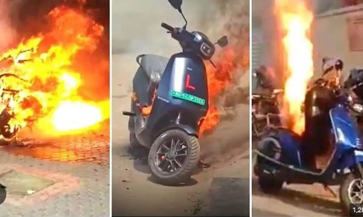 EV-linked fire incidents claimed 10 lives in Telugu States in 2022